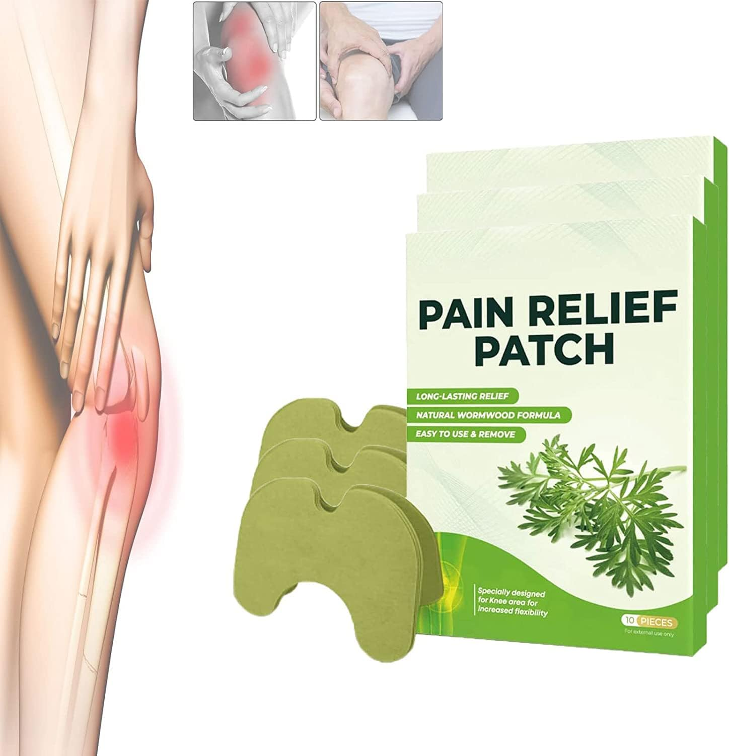 Wellknee Pain Relief Patch for Knee,Relieve Knee Pain in Minutes,Wormwood Pai... - Picture 11 of 14