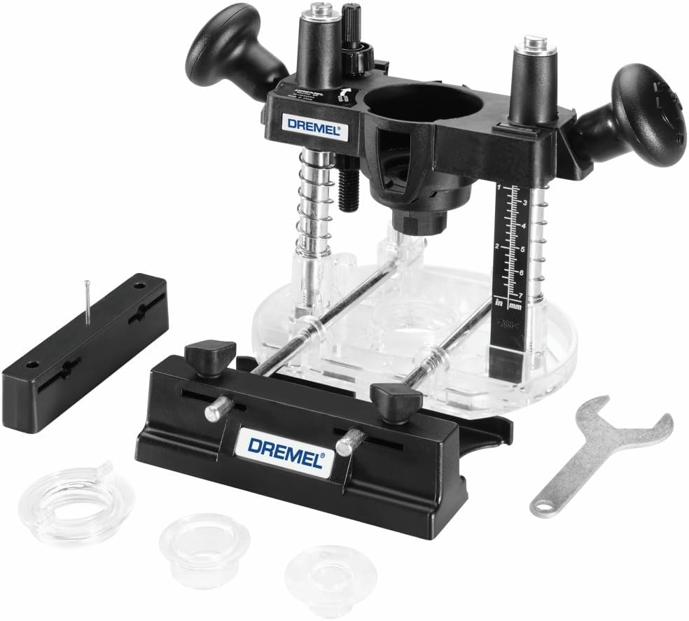 335 Plunge Router Rotary Tool Attachment Precision Routing, Cutting, Drilling and Trimming on Wood, Medium