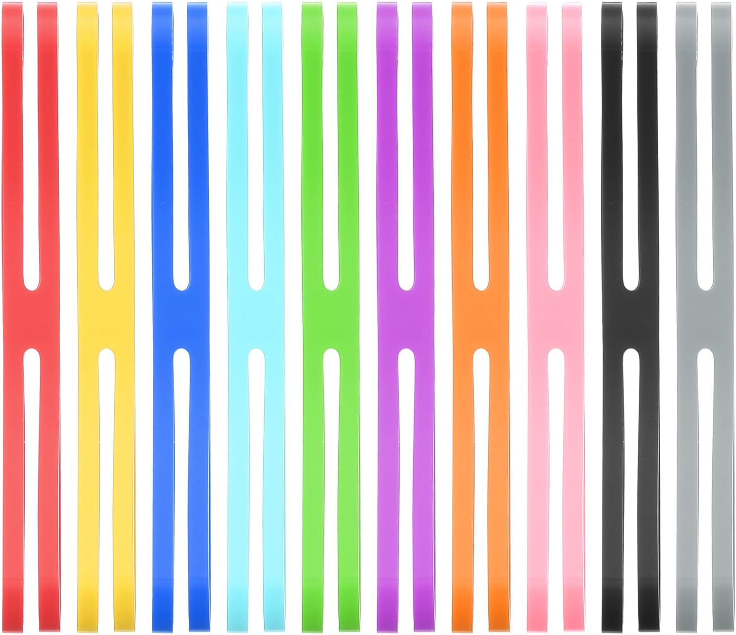 4 Inch H Band Silicone Rubber Bands, 10 Pcs Strong Elastic Silicone Bands Rubber