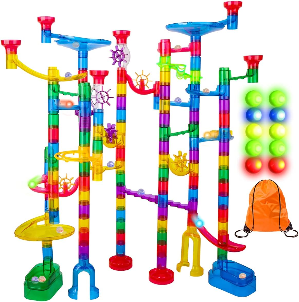Meland Marble Run Set - 153Pcs Marble Race Track