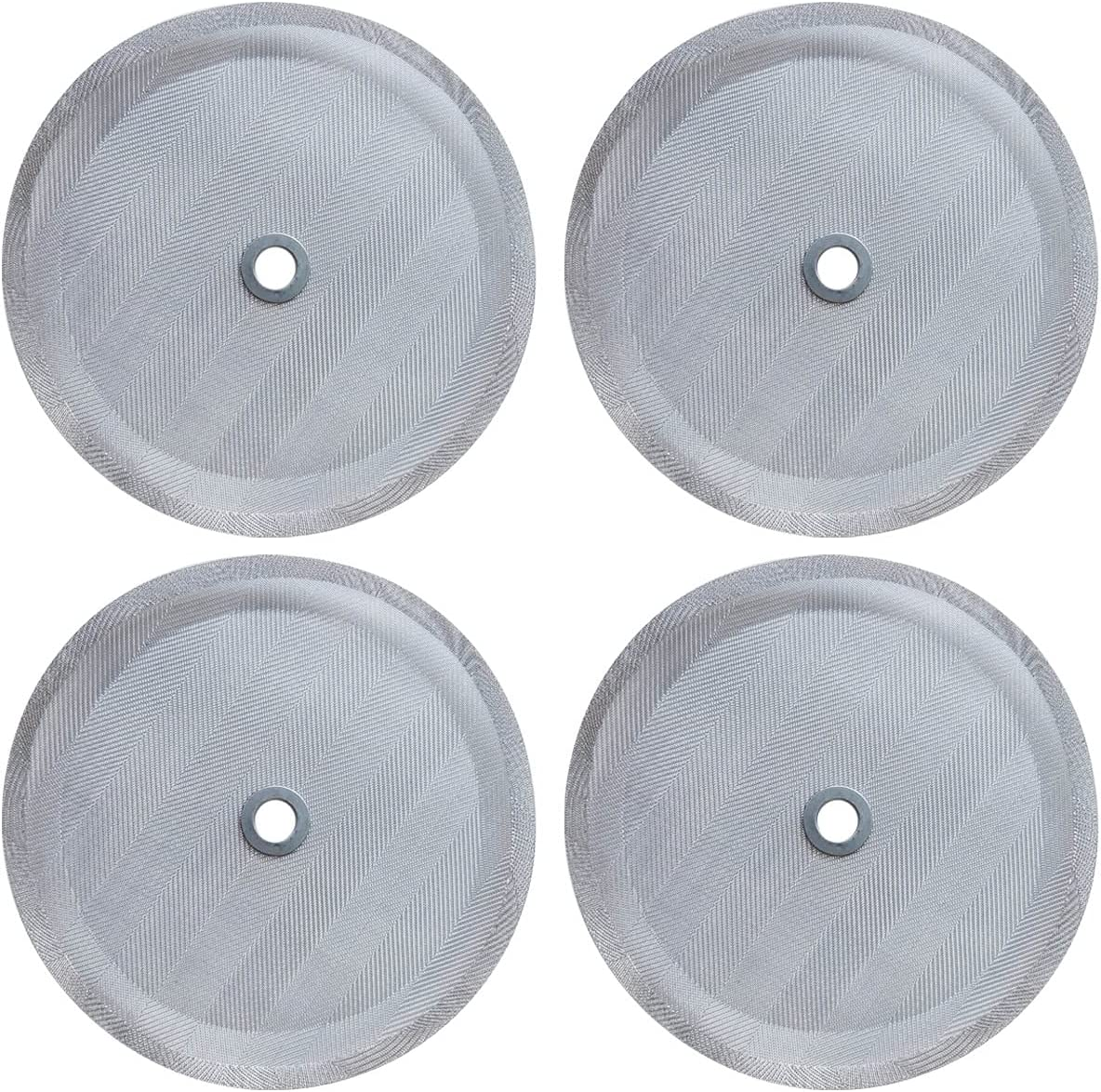 4 Pcs French Press Replacement Filter Screen, 4 Inch Reusable 304 Stainless...