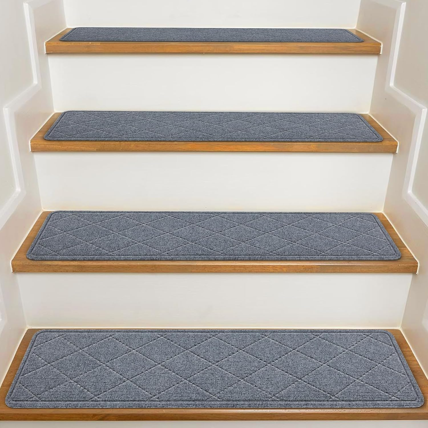 Stair Treads for Wooden Steps Indoor, 15 Pack 8
