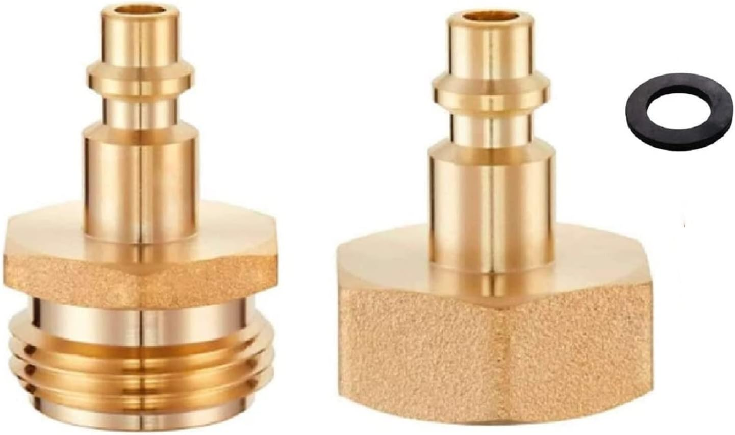 Lead-Free Brass Winterize Blow Out Adapter for Sprinkler Systems Air Compressor 