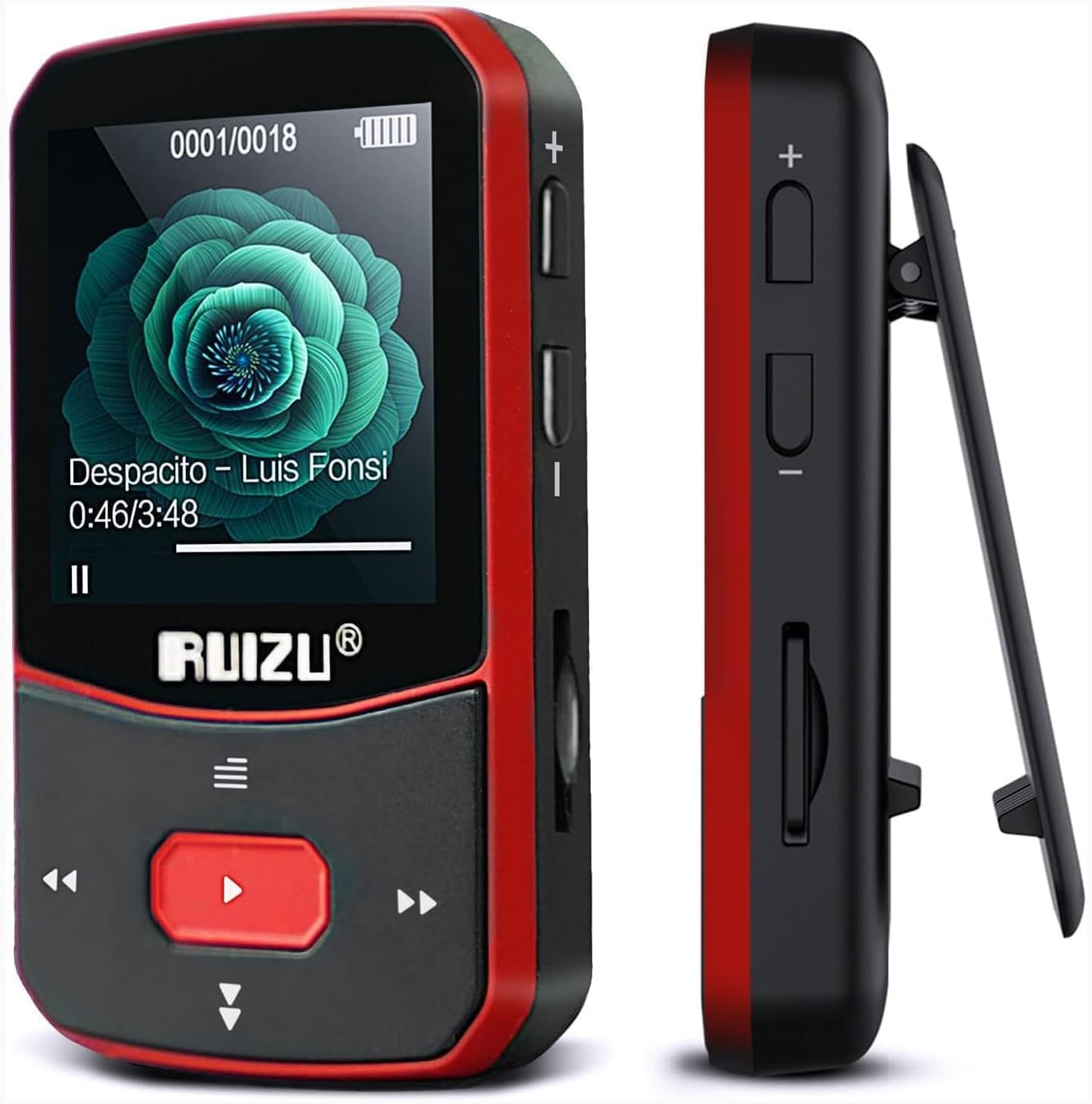 RUIZU 64GB Clip MP3 Player with Bluetooth 5.3, Portable Music Player for Spor... - Picture 10 of 15