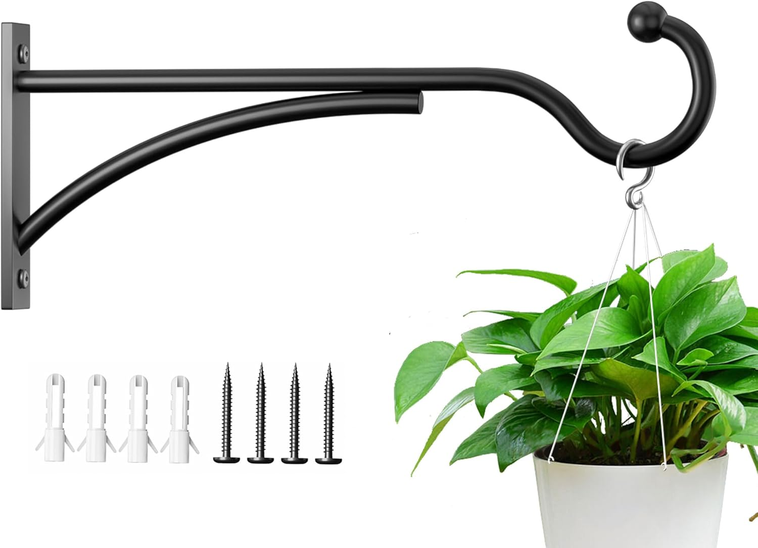 11 Inch Heavy Duty Plant Hangers Outdoor, Metal Plant Brackets for Hanging  Baske | eBay