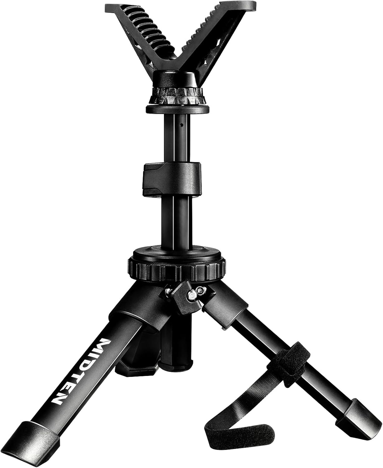 Portable Shooting Rest Tripod Rifle Stand for Range - Lightweight Bench Rest with 360 Rotate V Yoke Holder