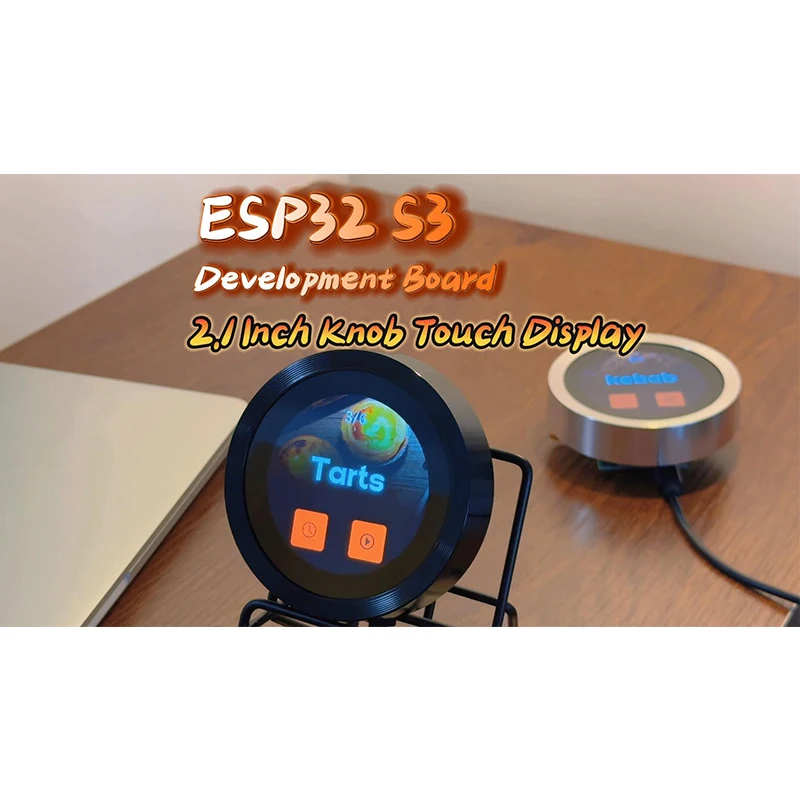 ESP32 S3 2.1 Inch 480×480 Round TFT Knob Touch Display Rotary Encoder Ar-duino LVGL WIFI BLe Uart Smart Module