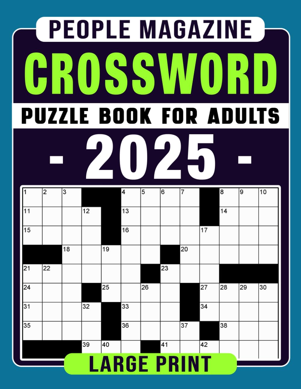 2025 People Magazine Crossword Puzzle Book for Adults: Challenging Puzzles to Stimulate Your Mind All Year