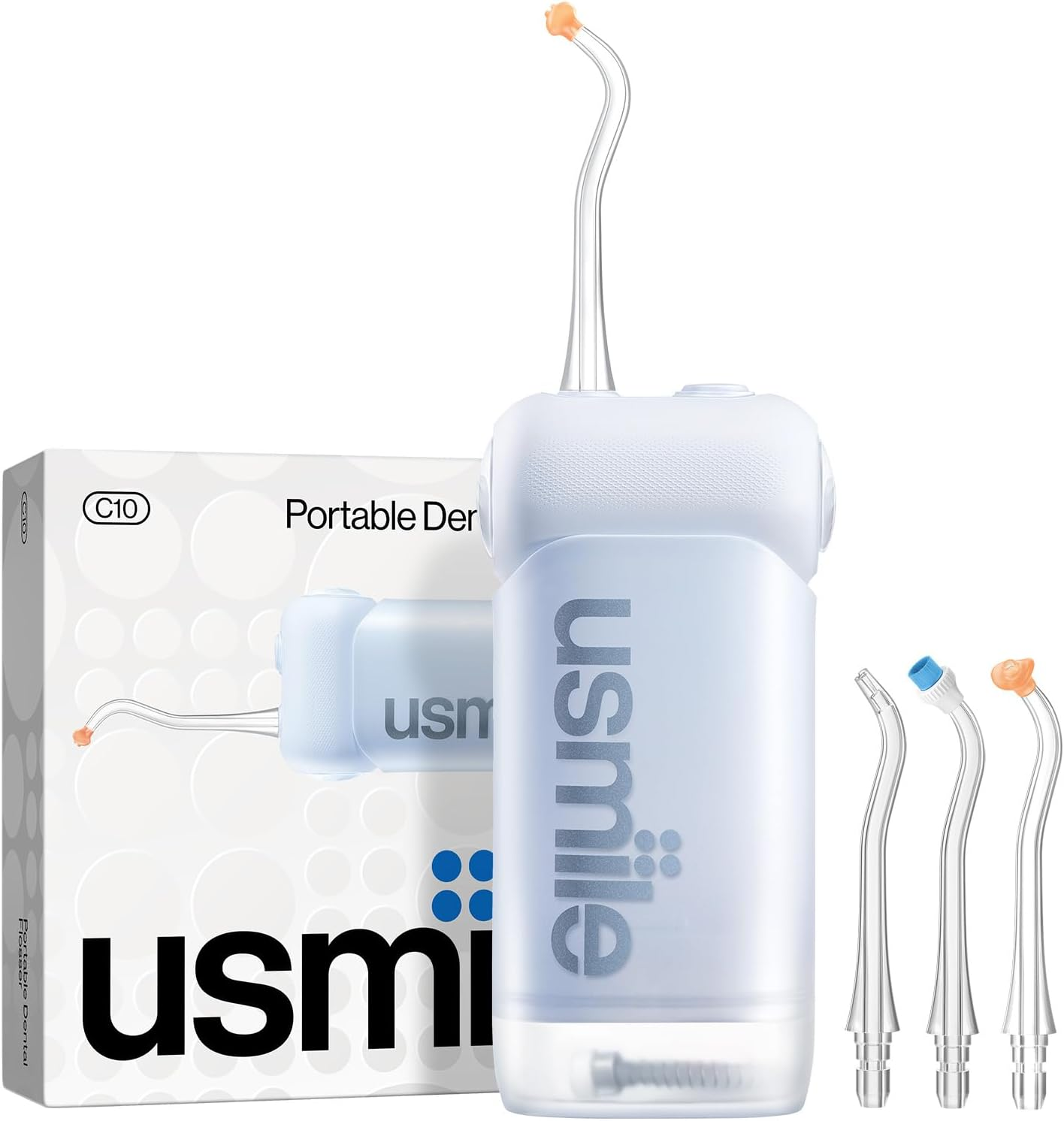 Irrigador Bucal Portatil C10 de Viaje con Bateria de 95 Dias de 180ml Azul