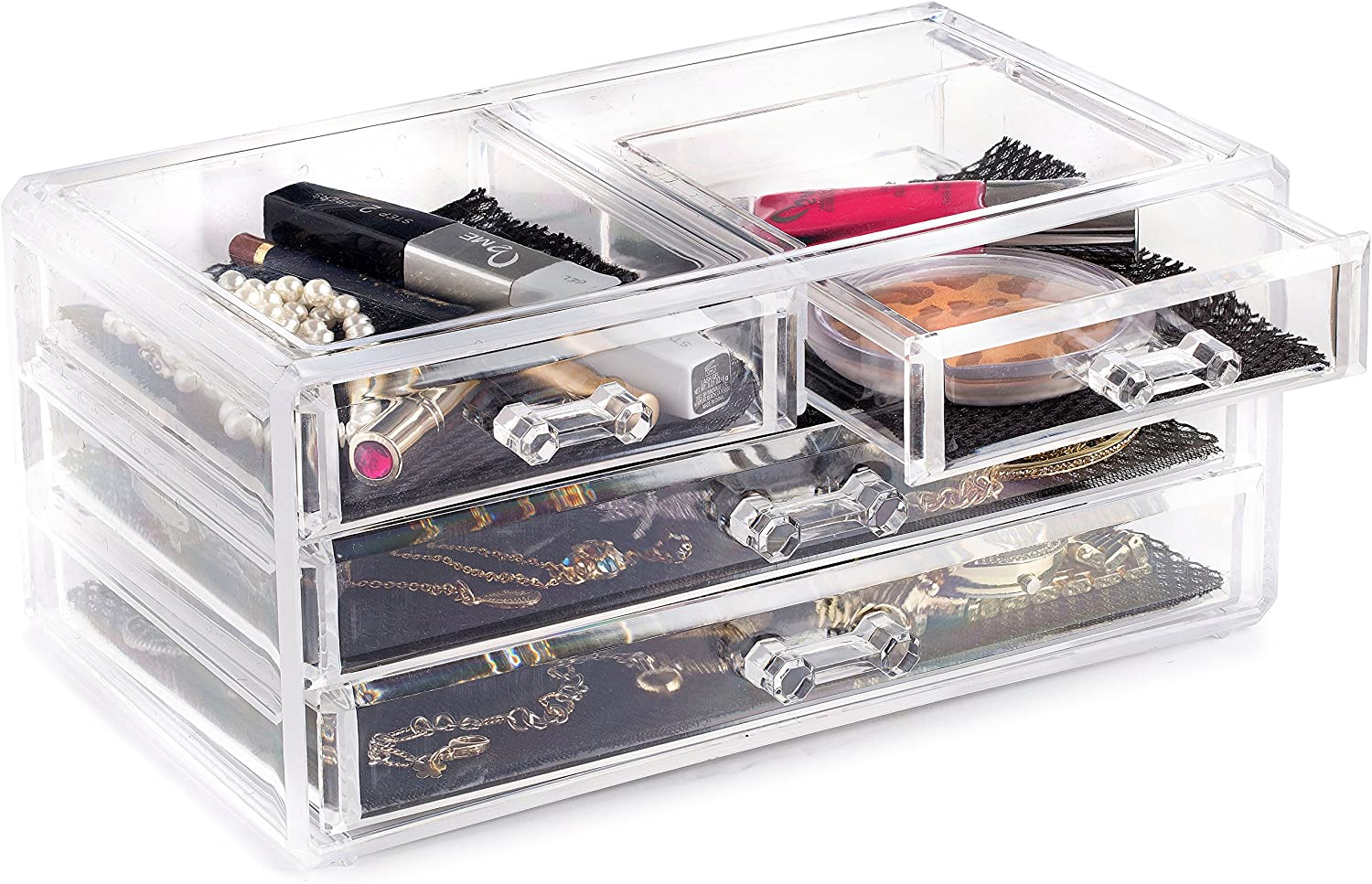Clear Cosmetic Storage Organizer - Easily Organize Your Cosmetics, Jewelry an... - Picture 6 of 15