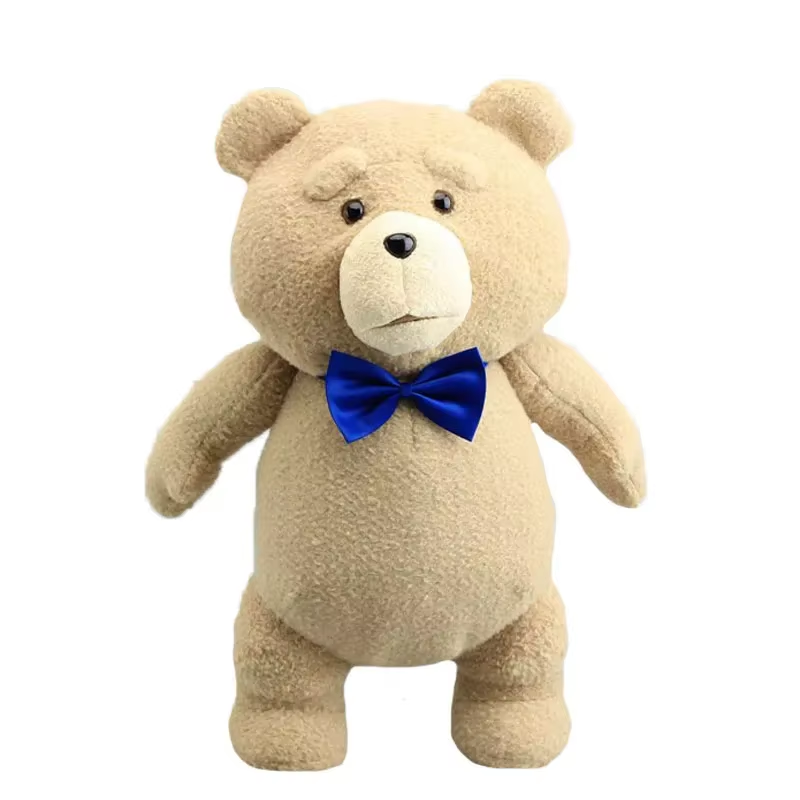 46Cm TED Plush Movie Teddy Bear TED 2 Plush Doll Toys in Apron Styles Soft Stuffed Animals Plush Toys Animal for Kids Gift