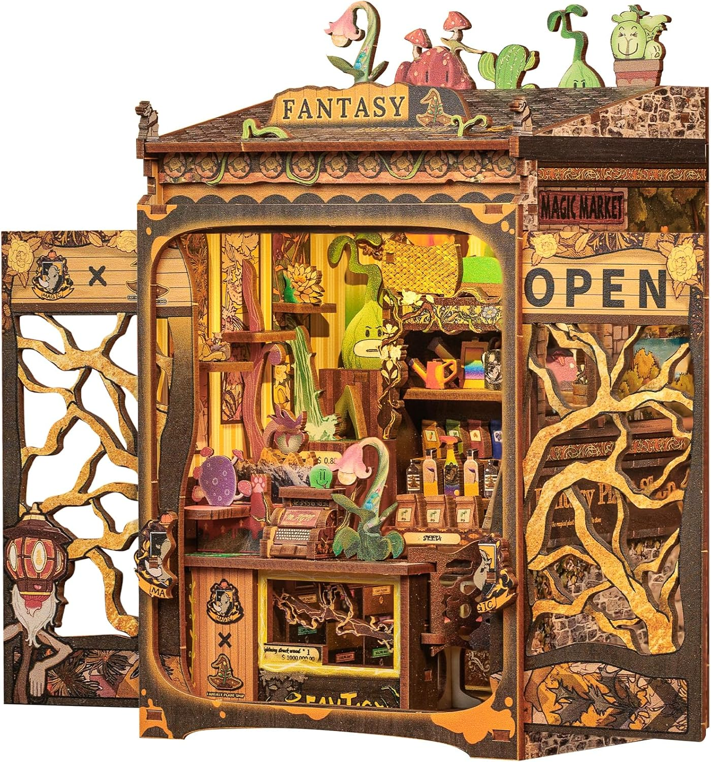 CUTEBEE Book Nook Kit - DIY Miniature House Kit for Beginners, Adults and Tee... - Picture 11 of 14