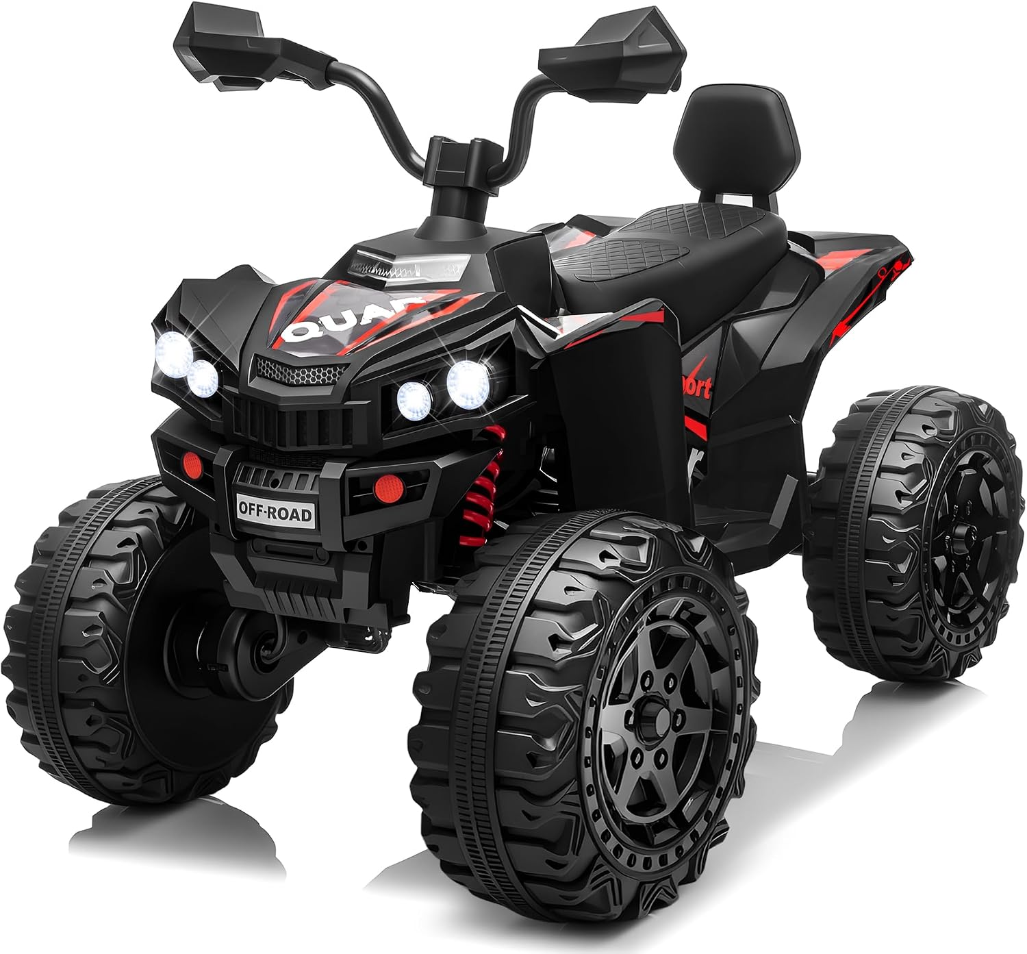 24V Ride on Car for Kids 2 Seater, 4X4 Kids ATV 4 Wheeler W/800W Motor