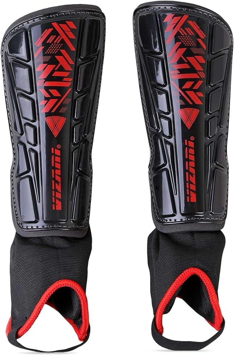 Malaga Shin Guards for Kids, Youth, Adults β Lightweight Soccer Pads with Ankle Protection for Boys, Girls, Men & Women (Ages 3 to Adult)