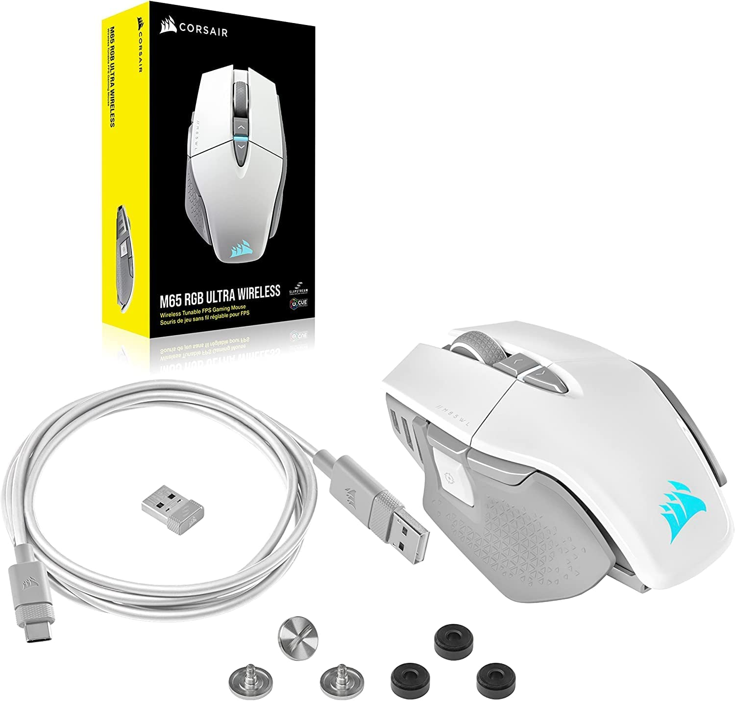 CORSAIR M65 RGB ULTRA WIRELESS, Tunable FPS Wireless Gaming Mouse (Sub-1ms SL... - Picture 9 of 14