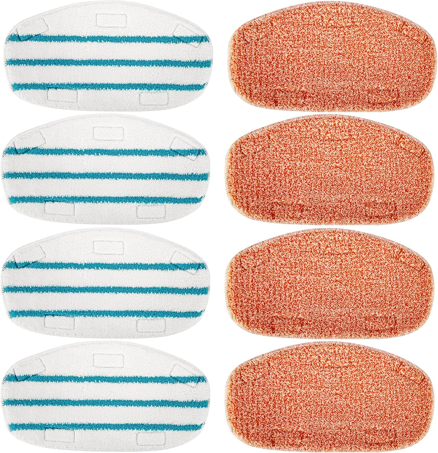 8 Pack Steam Mop Replacement Pads Compatible with Pursteam Steam Mop Cleaner 