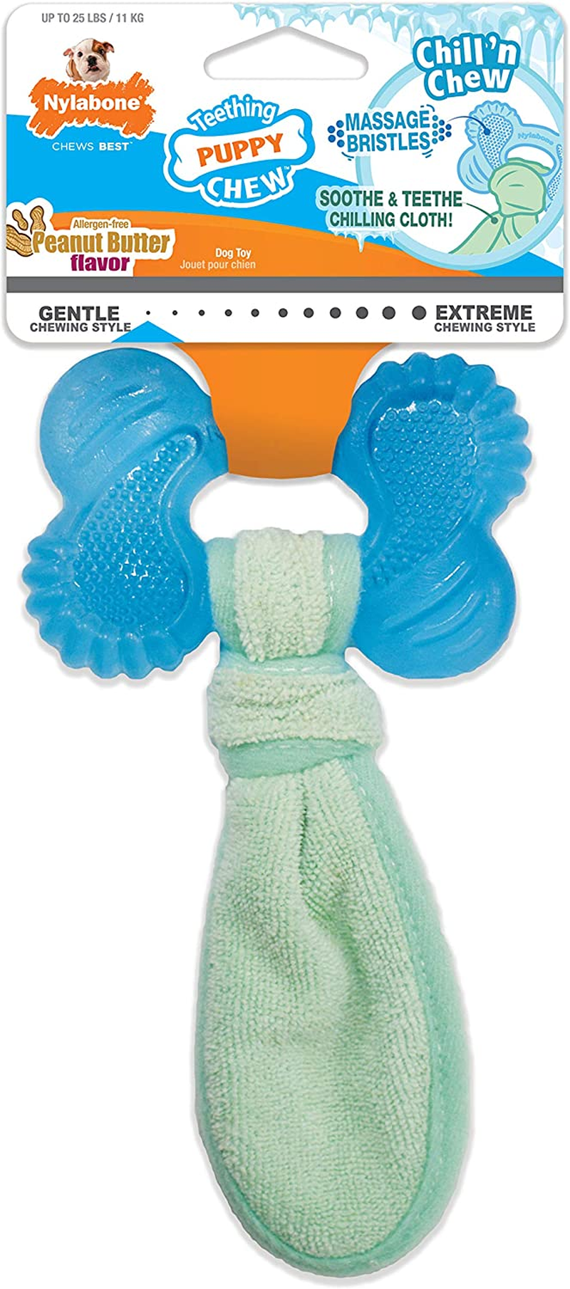 Freezer Bone Puppy Chew Toy, Soothing Teething Toys for Puppies