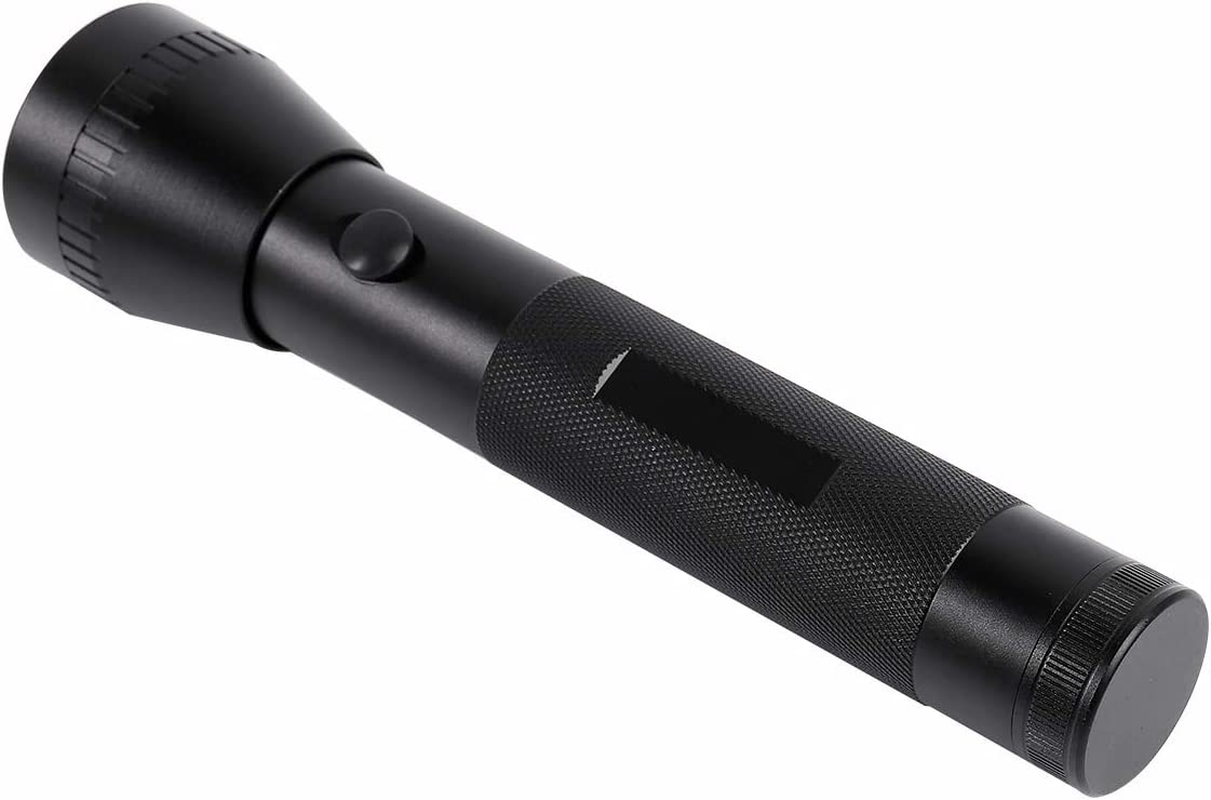 Kunhe Heavy Duty 2 D Cell Battery LED Big Flashlights High Lumens Single Mode Flashlight, Aluminum, Ourdoor, Emergency, Power Outage Supplies