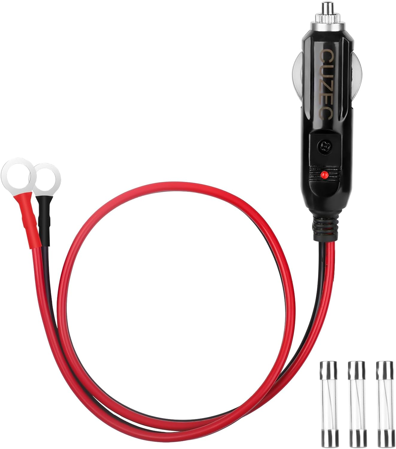 CUZEC Heavy-Duty 15A Male Plug Cigarette Lighter Adapter Power Supply Cord  with 726084155749| eBay