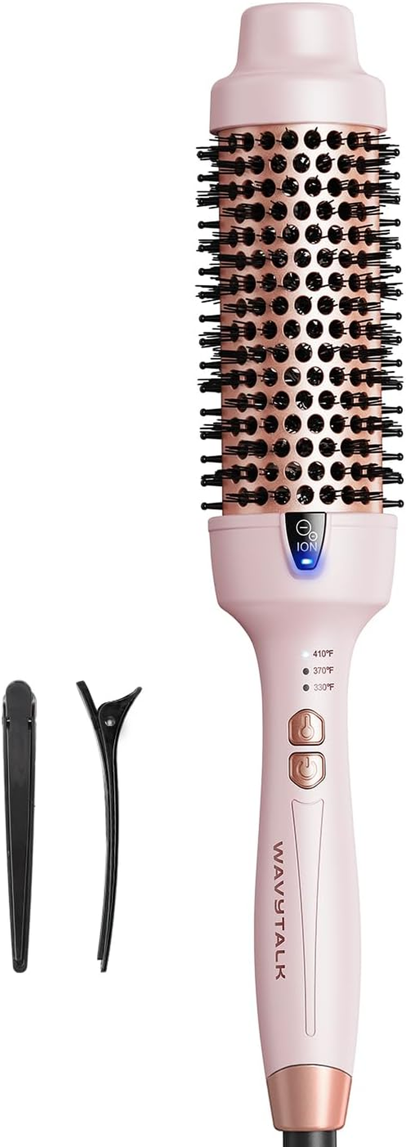 Thermal Brush, Blowout Express 1.7 Inch Blowout Brush, Negative Ion Technology for Creating Smooth Relax Blowouts, Give the Hair Body and Shine, Millennial Pink