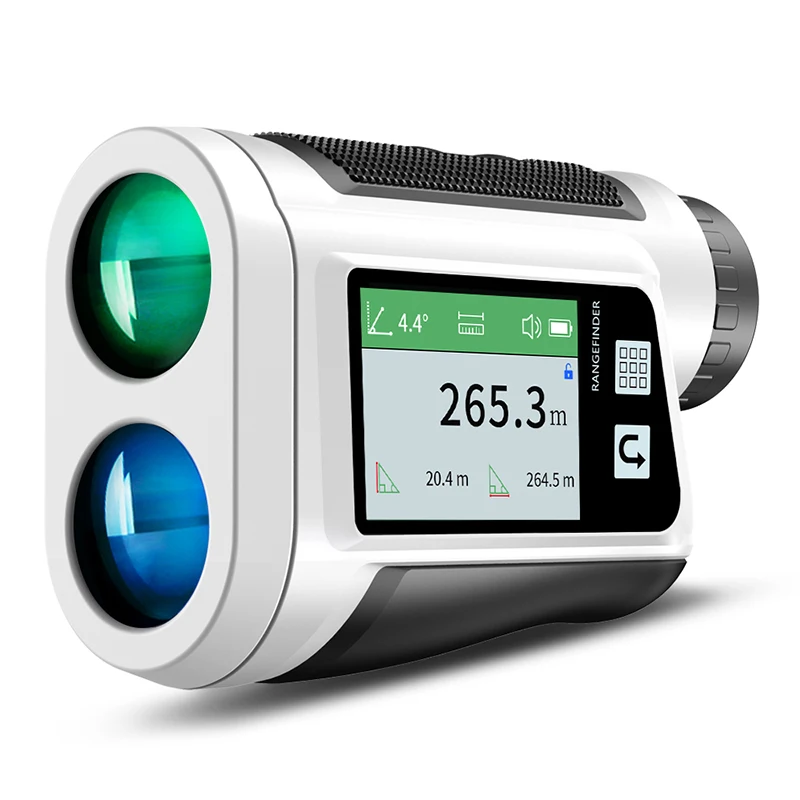 NOHAWK 600M 1000M Dual-screen display range finder, Digital golf telescope rangefinder with touch screen and voice broadcasting