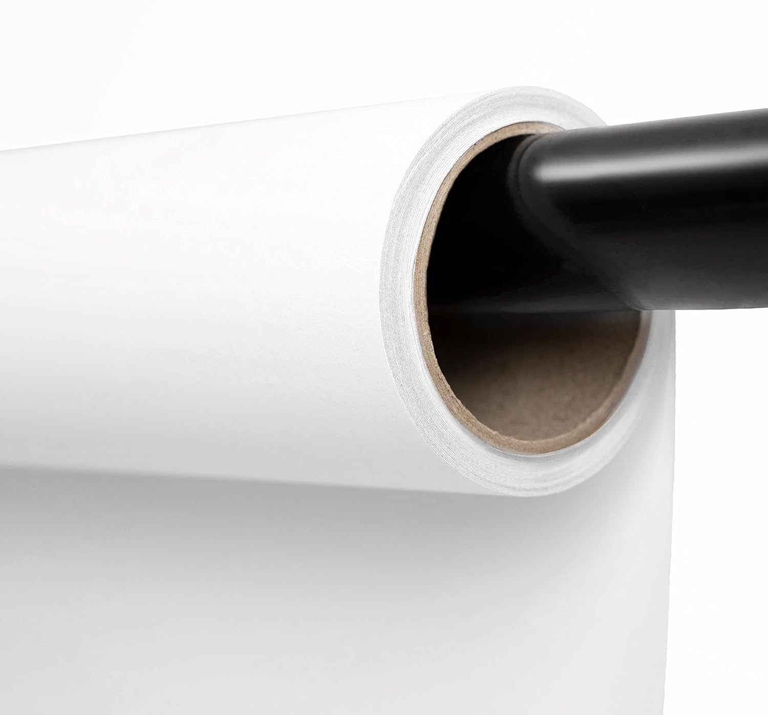 Seamless Paper Backdrop for Photography Photo Backdrop Paper (53''X16.4' Arctic White)