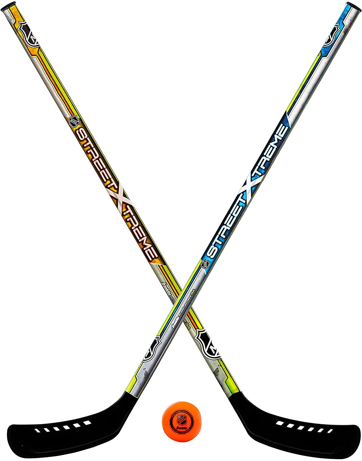 Franklin Sports NHL Kids Street Hockey Stick Set - includes (2) Youth Street ... - Picture 2 of 11