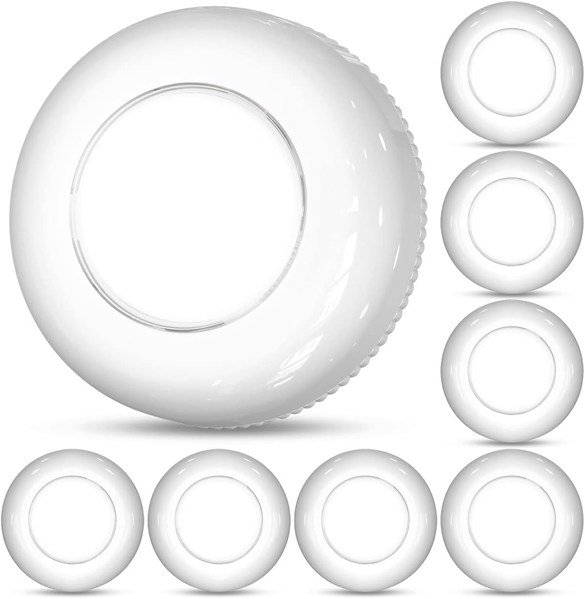 LED Puck Lights, Tap Light Battery Operated Push Button Light Stick up Lights under Cabinet Lighting Wireless Lights for Kitchen Counter Cabinet, Closet, Shed, RV, Attic, Shelf, 8 Pack