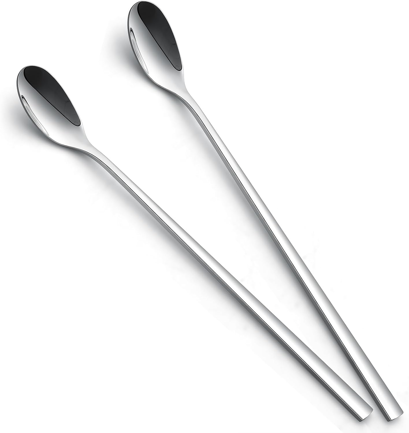9-Inch Long Handle Spoon, Coffee Stirrers Ice Tea Spoon Premium 18/10 Stainless