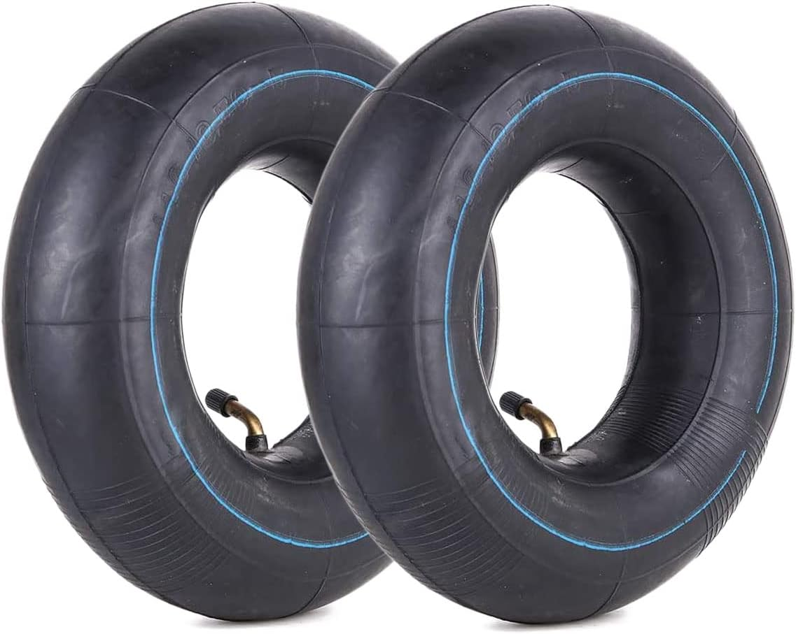 Heavy Duty 3.50/3.00-8 Inner Tube with TR87 Bent Metal Valve stem. Tire Tube fits 8 inch Rim Sizes 3.50-8/3.00-8/3.5-8/3.0-8/3-8/3.5-8/300-8/350-8 2 Packs
