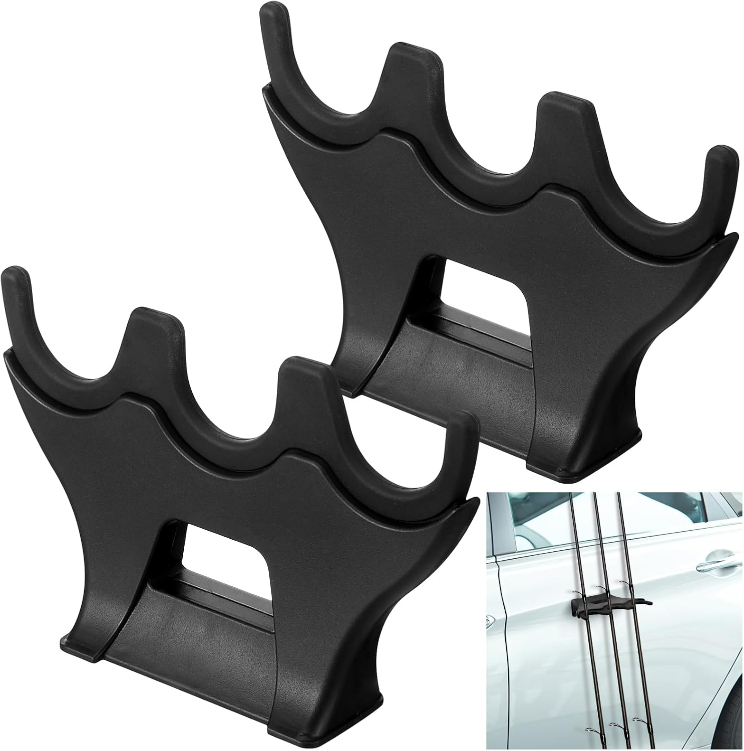 fly fishing rod holder for car 2 Pcs Magnetic Fishing Rod Holder for Car Portable Outdoor Pole Rack Fly  Fishing