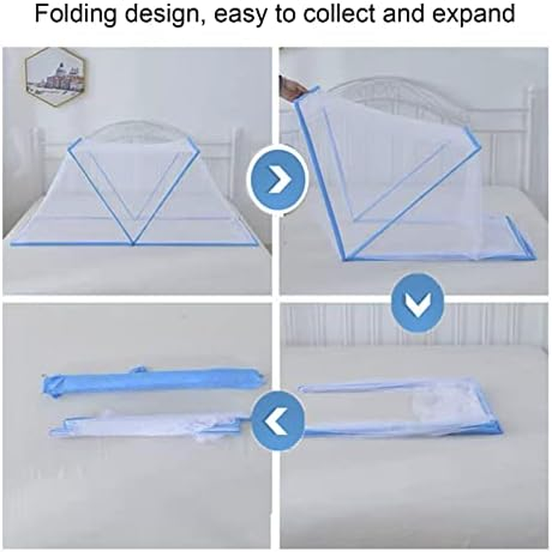 Mosquito Net, 49.2x27.6x19.7in Portable Foldable Transparent Breathable Mosqu... - Picture 4 of 14