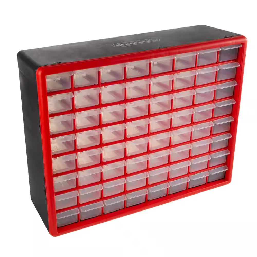 64-Compartment Small Parts Organizer
