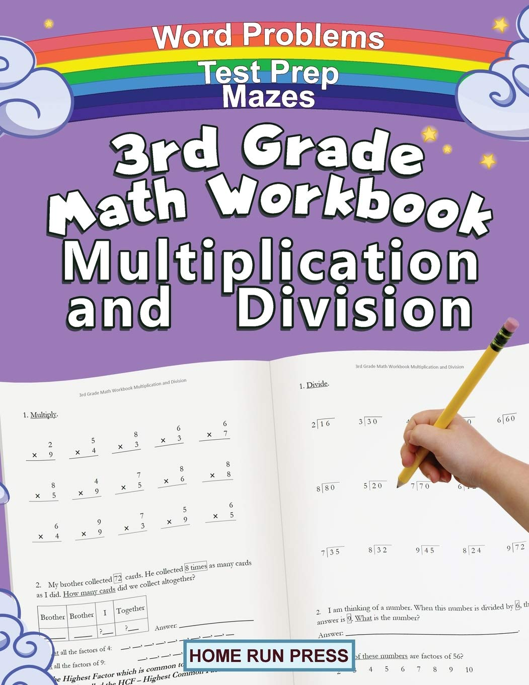 3rd Grade Math Workbook: Master Multiplication & Division Skills