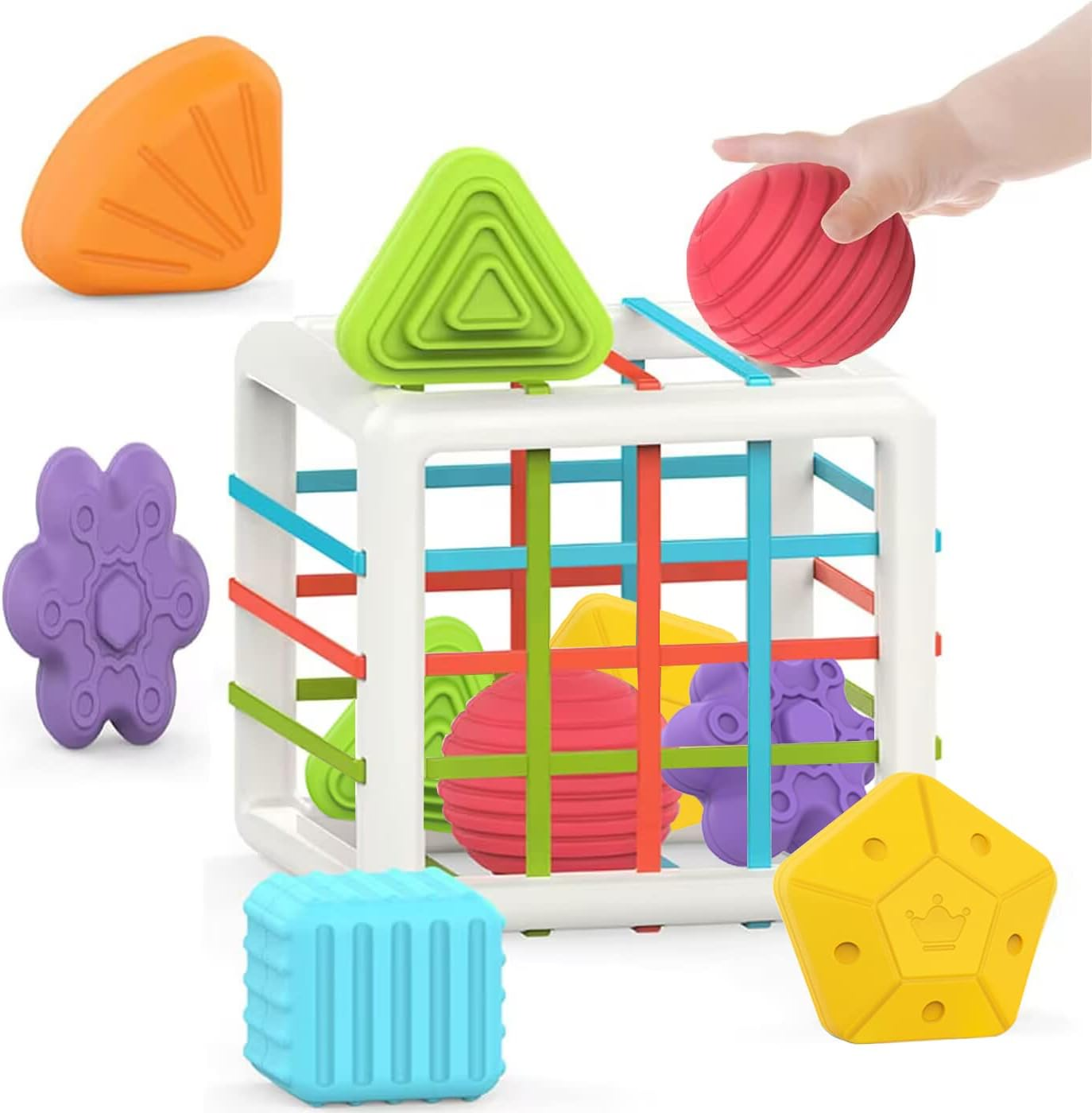 MINGKIDS Montessori Toys for Year Old, Toy Pc Multi Sensory
