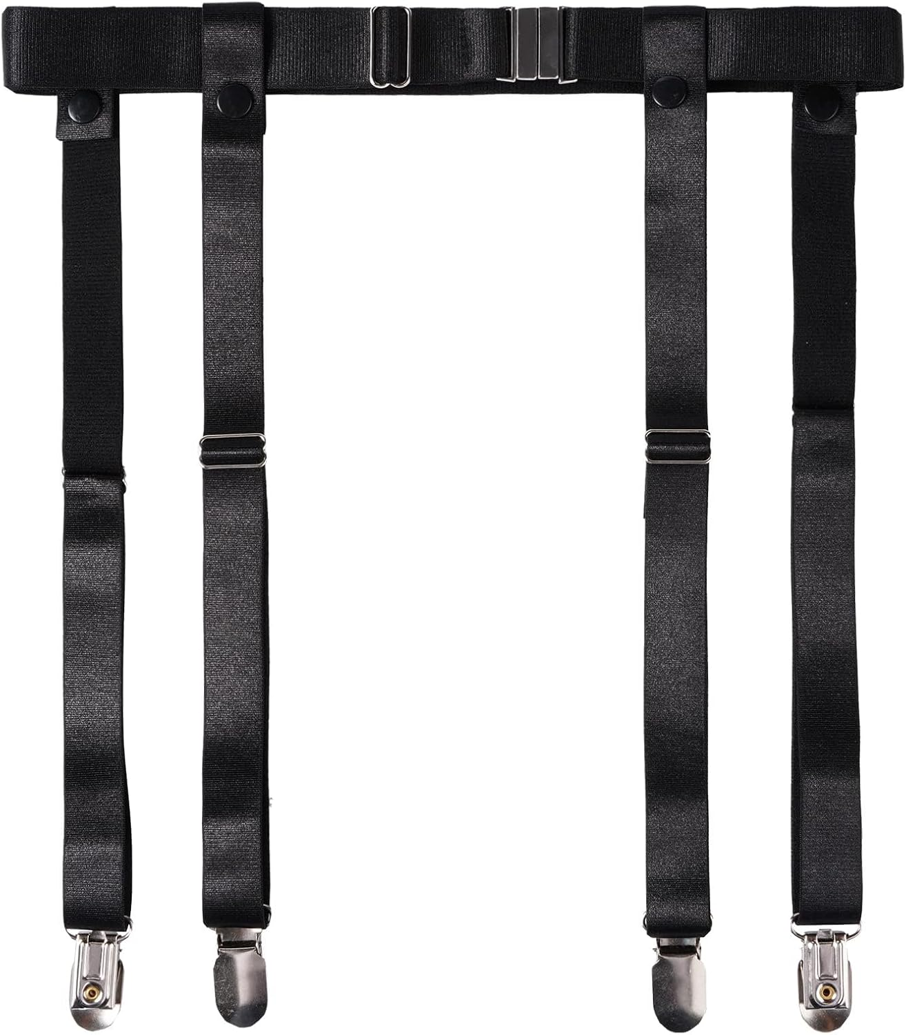 Women'S plus Size Thigh Garter Belts, Adjustable High Elastic Garter Belt and Stockings Set, Thigh High Stockings for Garter Belts