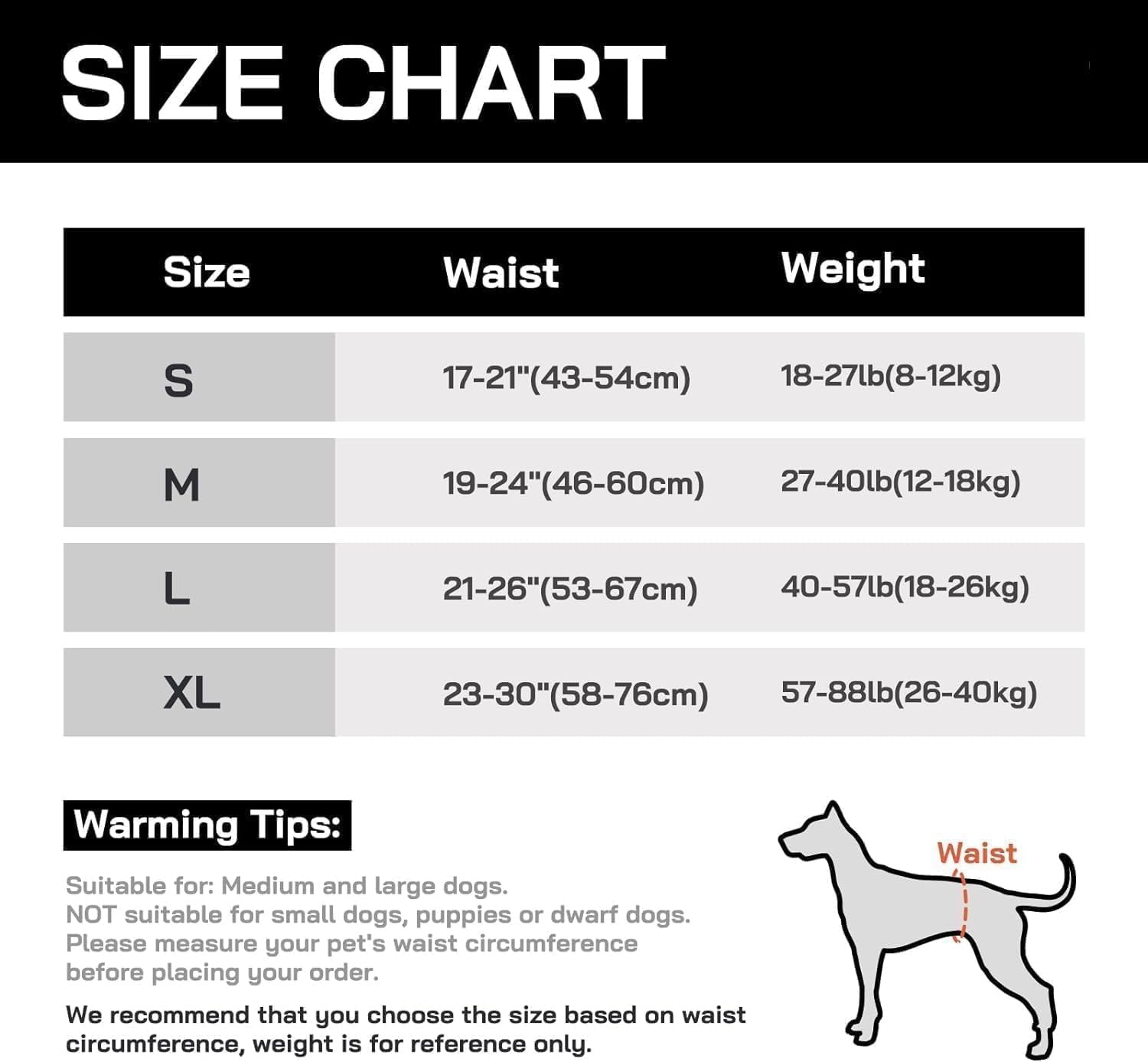 Dog Lift Harness, Dog Sling for Medium Large Dogs, Adjustable Dog Support Har... - Picture 3 of 14