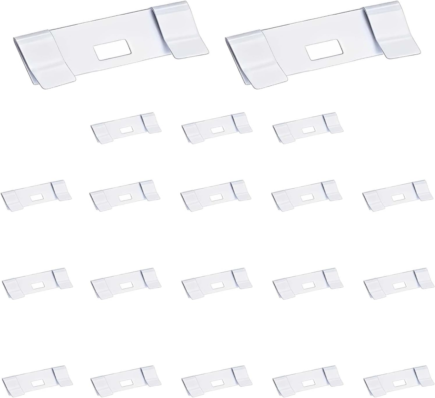 20 PCs Vertical Blind Repair Vane Metal Tabs Replacement Fixer Kit for Slats
