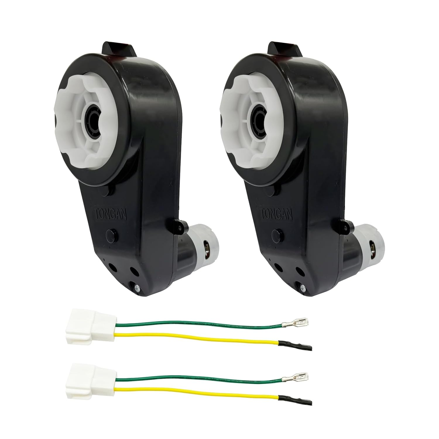2Pcs Electric Motor Gearbox