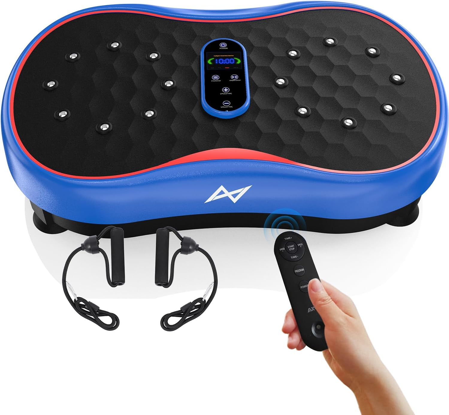 Vibration Plate Fitness Platform Exercise Machine Vibrating Shaking Full Body Shaker Workout Vibrate Stand Shake Board Sport Gym for Weight Loss Fat Burner for Women Men