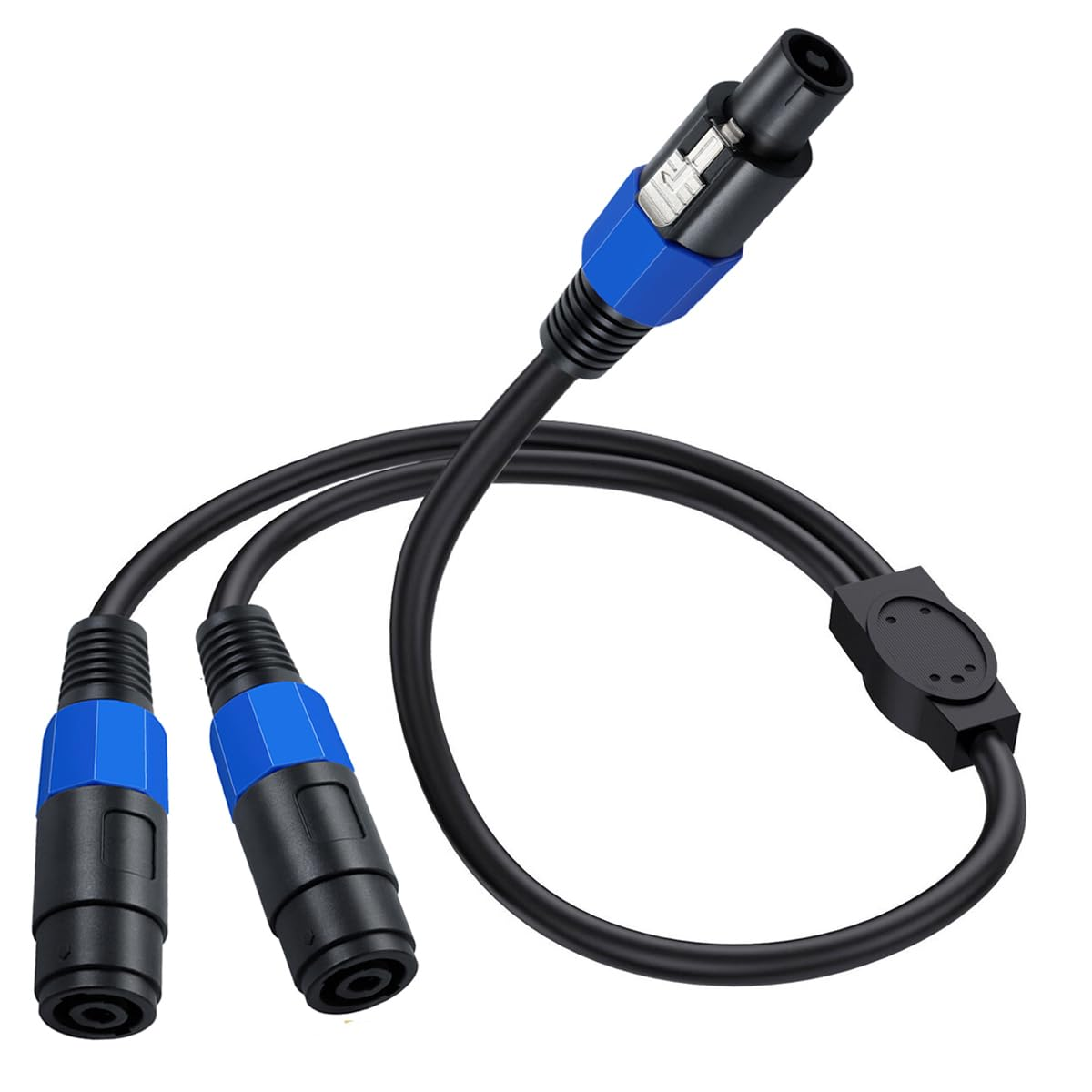 Speakon Y Splitter Cable, Speakon Extension Cable, Speakon 1 Male to 2 Female