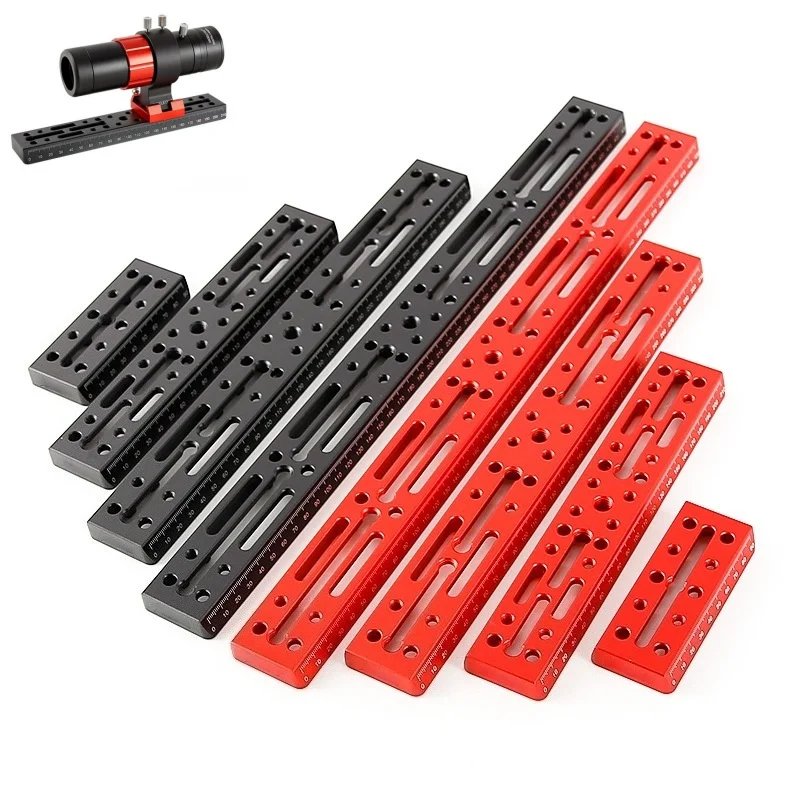 Dovetail Mounting Plate 100/220/320/440mm 75° Vixen Style Guide Scope Rail Bar Black/Red for Choice