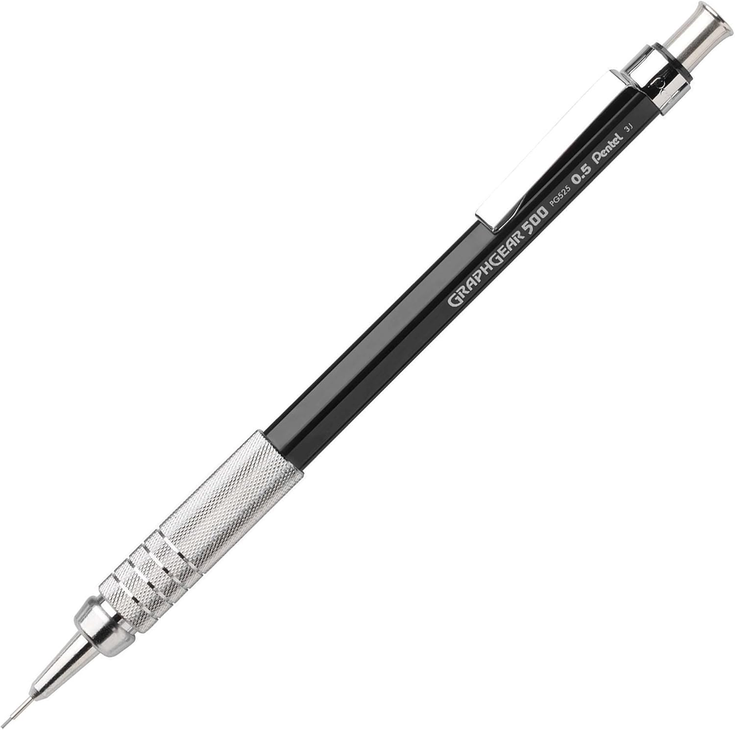 Pentel Graphgear 500 Mechanical Drafting Pencil, (0.5Mm), Fine Line, Black 