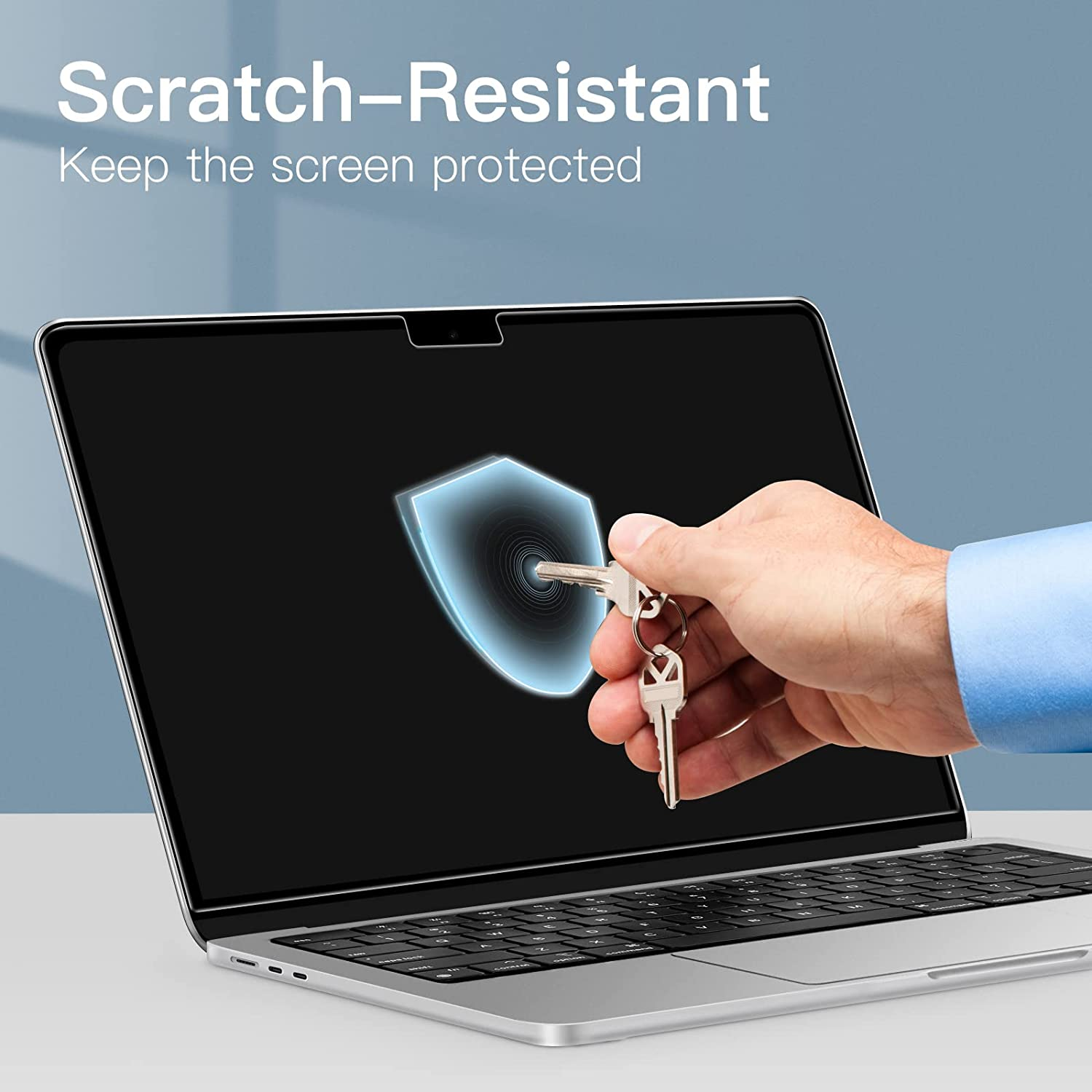 JETech Screen Protector for MacBook Air 13.6 Inch (2024/2022, M3/M2), Anti-Gl... - Picture 6 of 15
