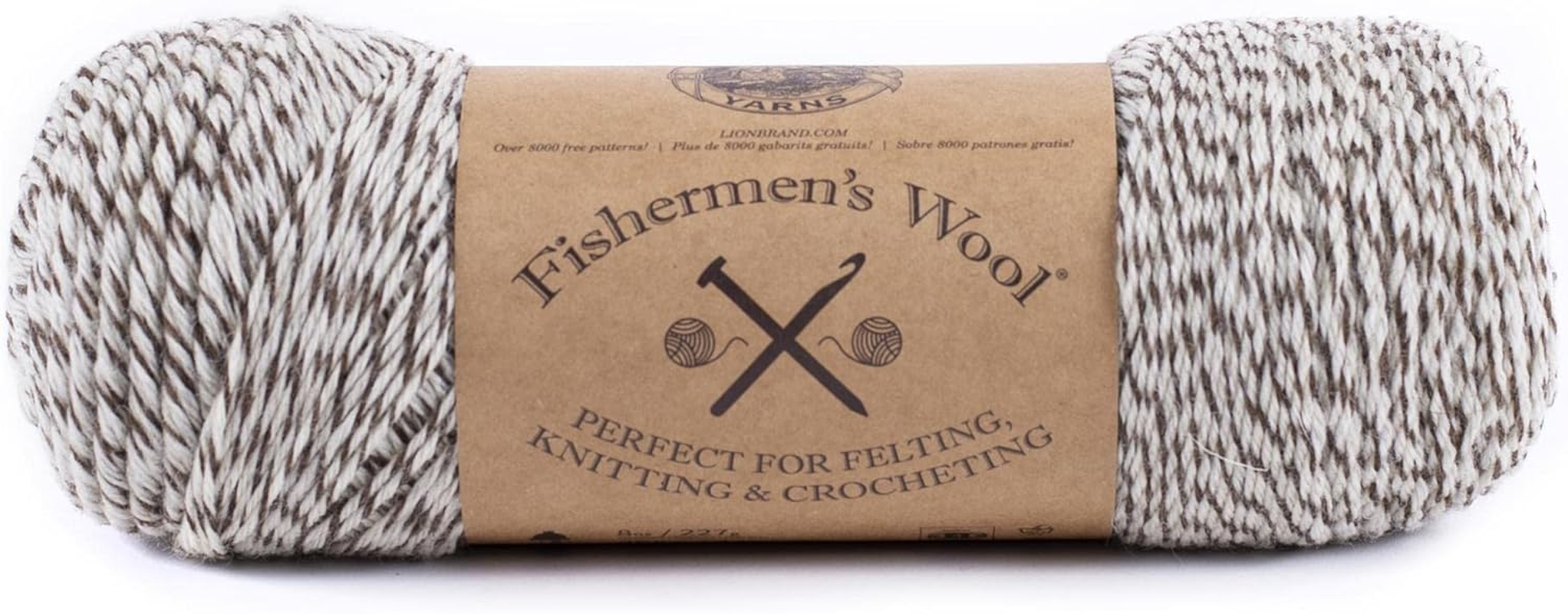 Fishermen'S Wool Yarn (200) Oak Tweed