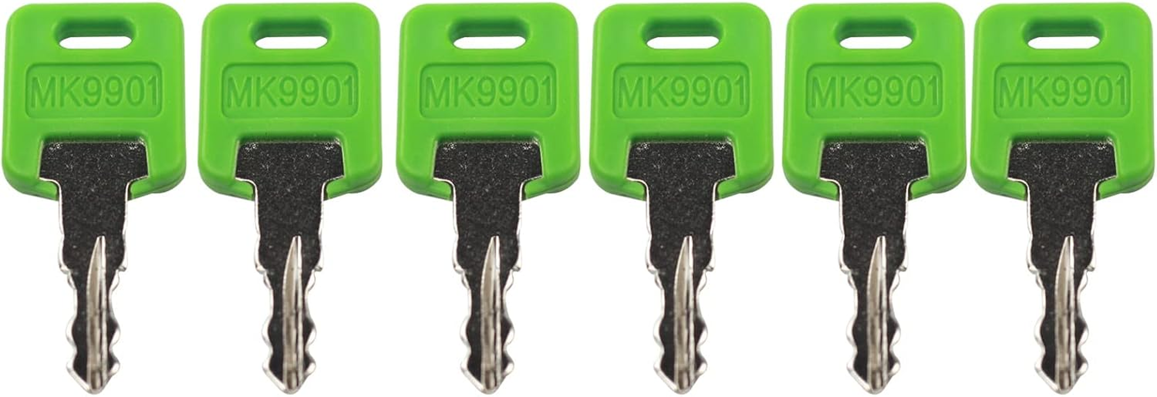 RV Key MK9901 6601 Compatible with Motorhome Green Key FIC Code 9901 6601 (6-Pack)