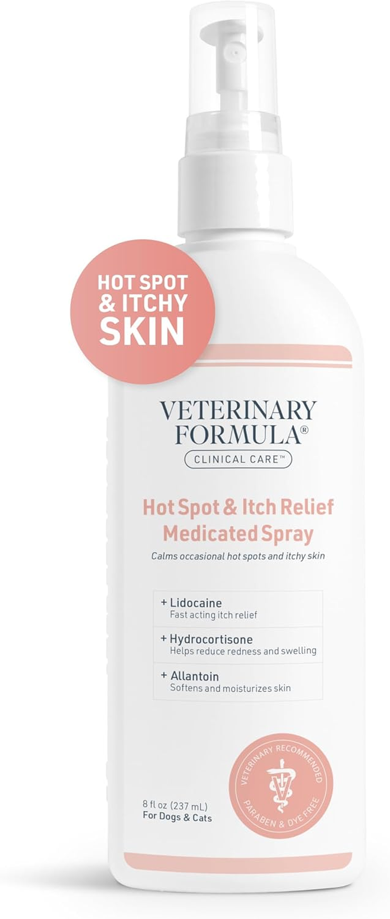 Veterinary Formula Clinical Care Hot Spot & Itch Relief Medicated Spray, 