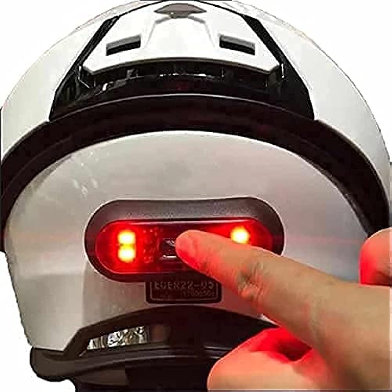 LED Motorcycle Helmet Light, Bike Bicycle Rear Red Safety Light, Helmet Light, Warning Tail Lights, Helmet Light for Night Riding with USB Chargeable Cable Small
