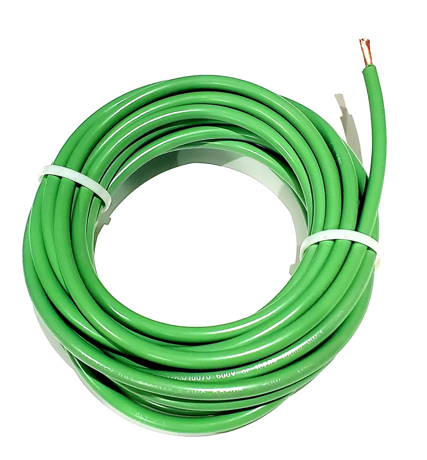 thumbnail image 2 of ACDC 8 Gauge AWG Green Stranded Copper Wire – 100 Ft – MTW, UL, CSA, Boat Cable Rated 2 of 5