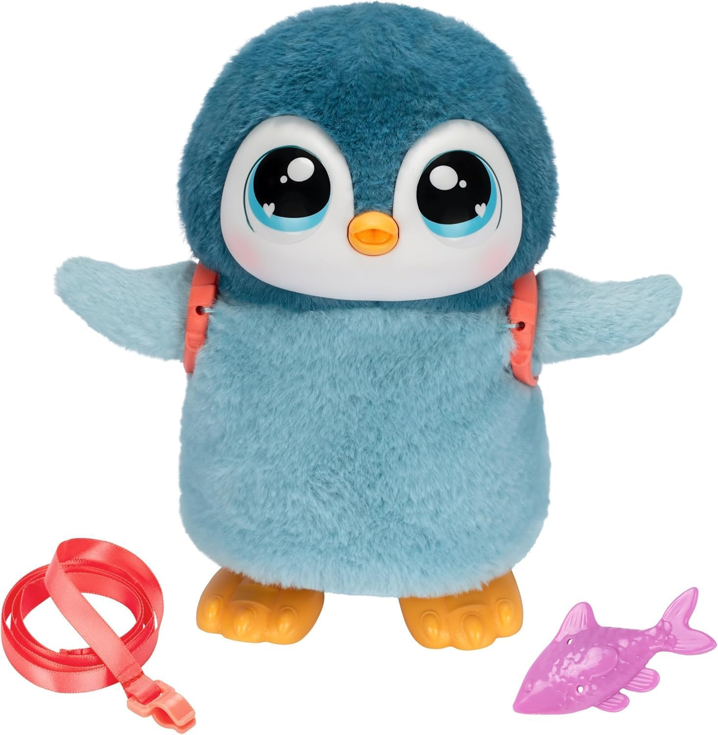 Walking Penguin My Pet Waddles, Interactive Plush Penguin with 25+ Sounds and Detachable Leash, Toy Penguins for Kids of Ages 5+